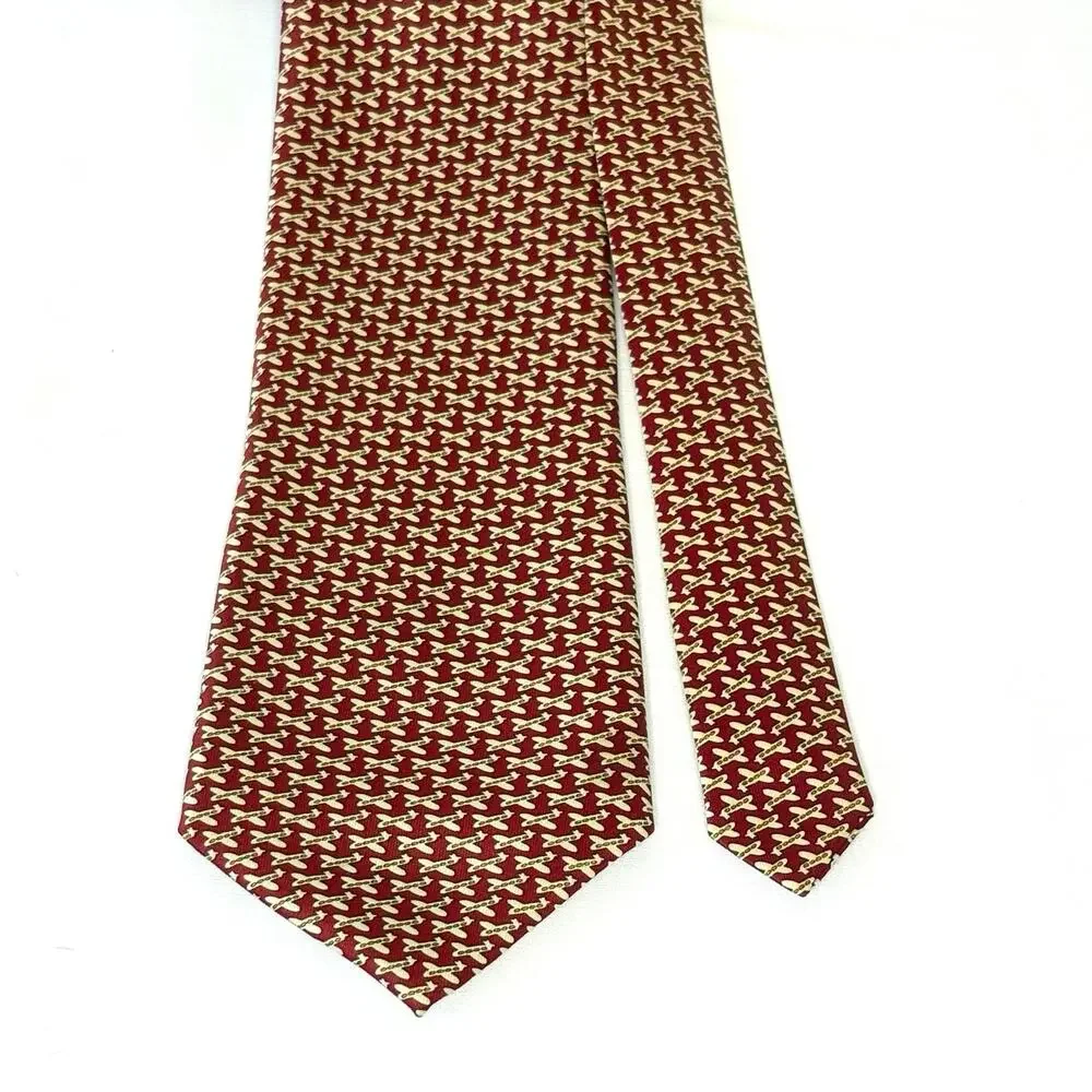René Chagal Vintage Silk Necktie Set of 2